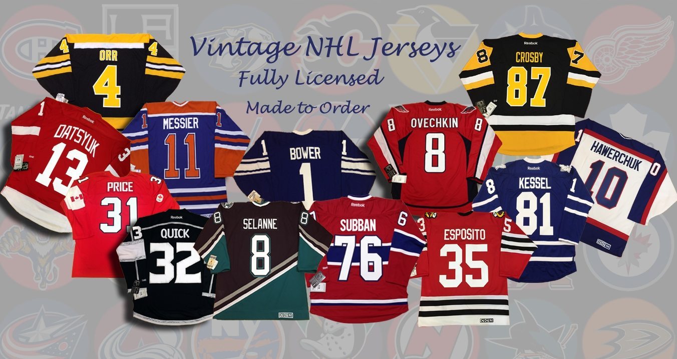 Licensed NHL Jerseys – Vintage to 