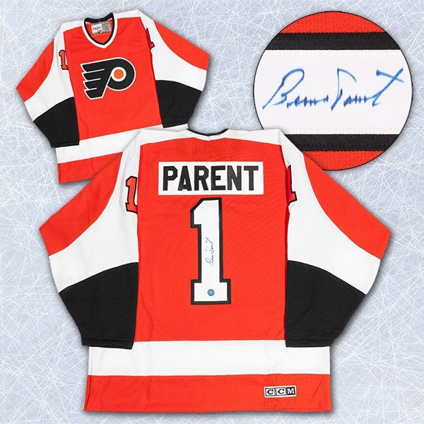 Bernie Parent Signed 8x10 Philadelphia Flyers Photo JSA AL44166