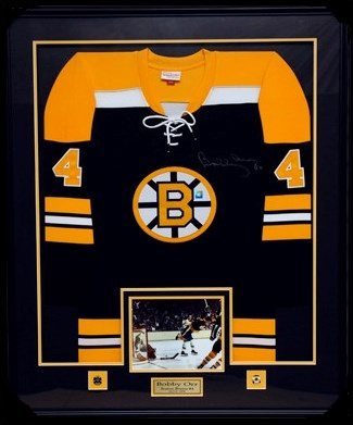 Bobby Orr Signed Autographed Boston Bruins Jersey Arena Banner 