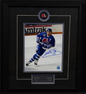 Joe Sakic Quebec Nordiques Autographed Hockey Puck 